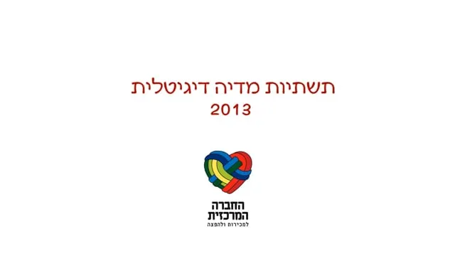 תשתיות מדיה דיגיטלית של החברה המרכזית למשקאות קלים