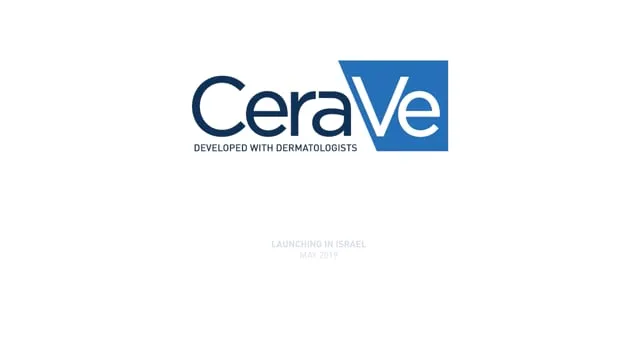 השקת CERAVE בישראל